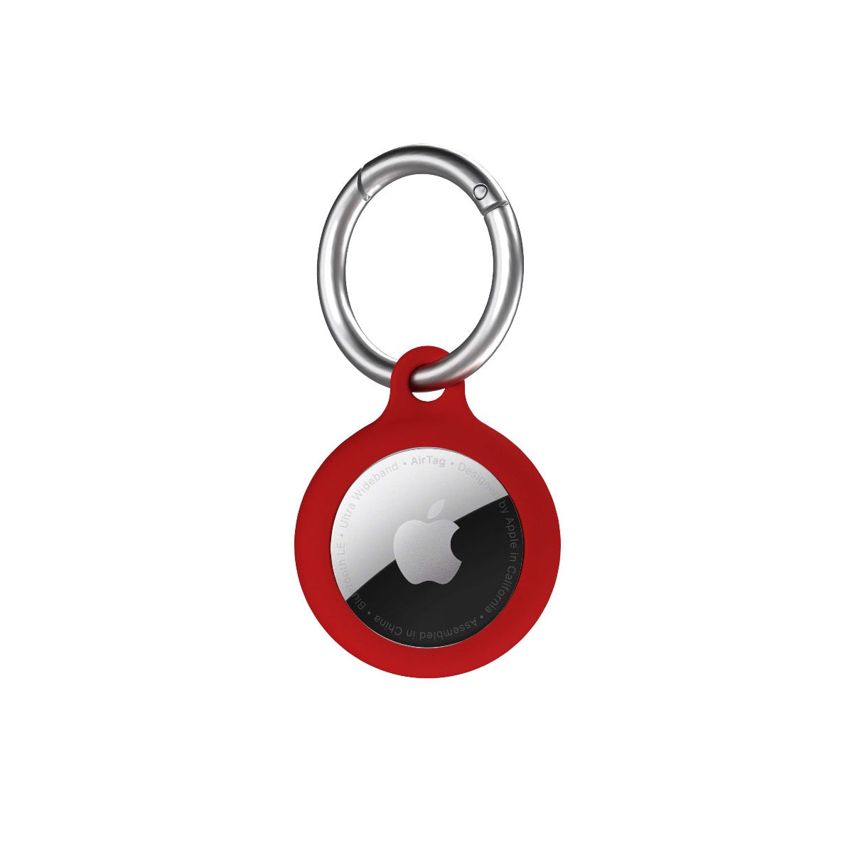 NEXT ONE AirTag Secure Silicone Key Clip RED - iSTYLE BG