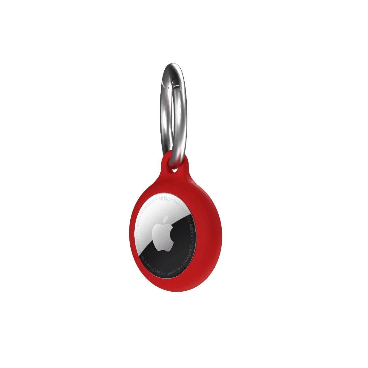 NEXT ONE AirTag Secure Silicone Key Clip RED - iSTYLE BG