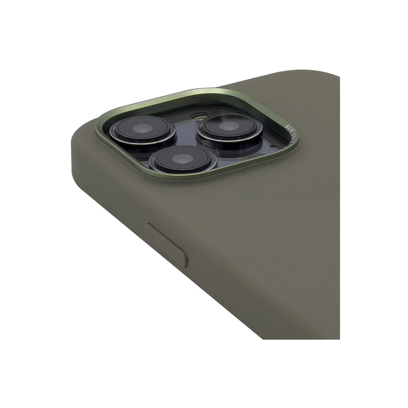 Decoded Silicone Backcover, olive - iPhone 14 Pro Max - iSTYLE BG