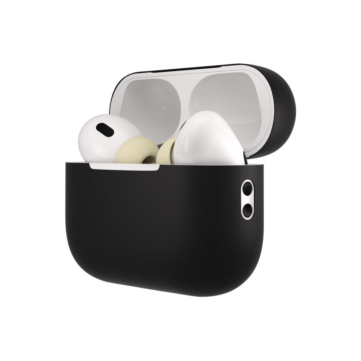 Силиконов кейс от NEXT за AirPods Pro 2 - черен - iSTYLE BG