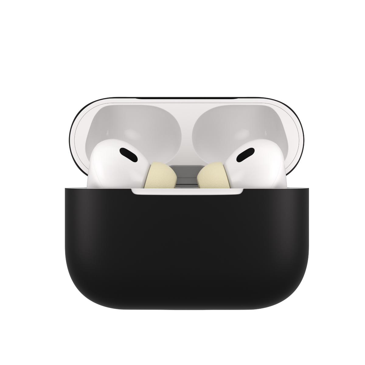 Силиконов кейс от NEXT за AirPods Pro 2 - черен - iSTYLE BG