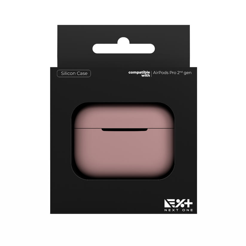 Силиконов кейс от NEXT за AirPods Pro 2 - розов - iSTYLE BG