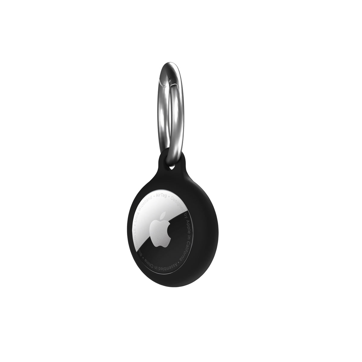 NEXT ONE AirTag Secure Silicone Key Clip Black - iSTYLE BG