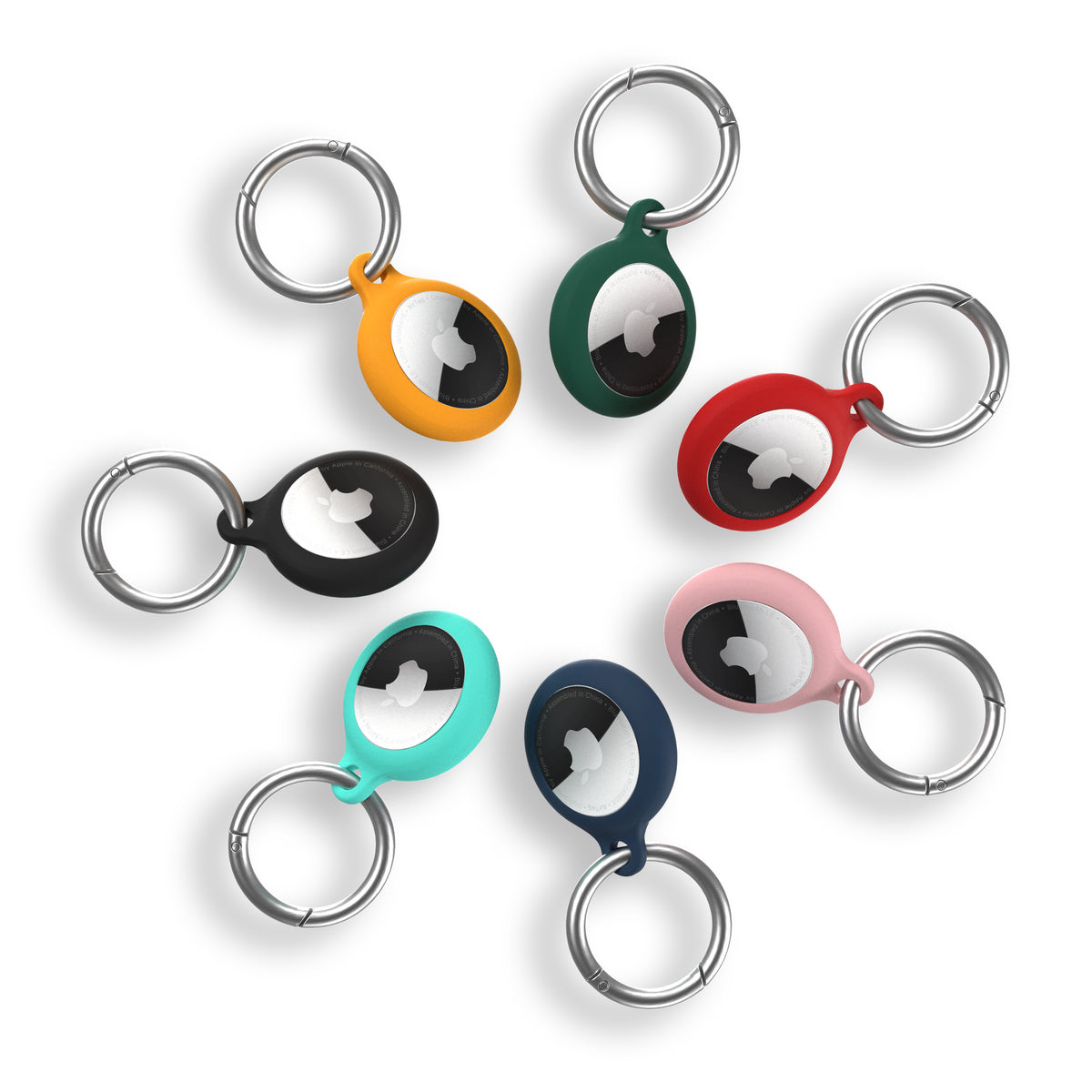 NEXT ONE AirTag Secure Silicone Key Clip Black - iSTYLE BG