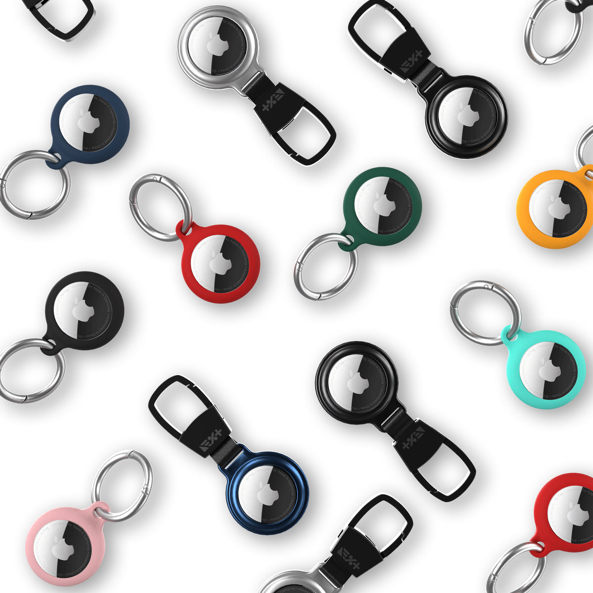 NEXT ONE AirTag Secure Silicone Key Clip Black - iSTYLE BG