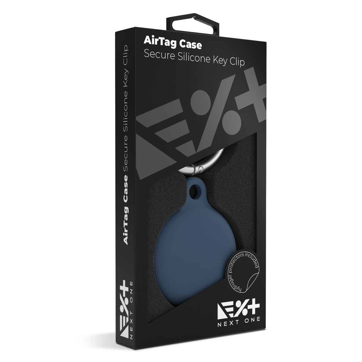 NEXT ONE AirTag Secure Silicone Key Clip Marine Blue - iSTYLE BG