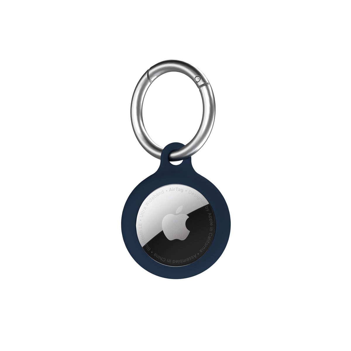NEXT ONE AirTag Secure Silicone Key Clip Marine Blue - iSTYLE BG