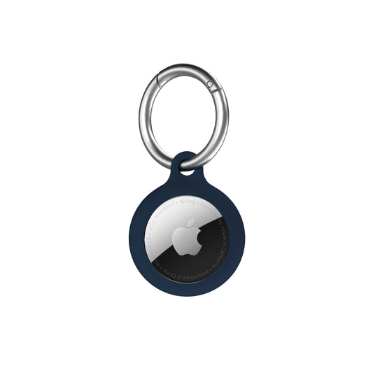 NEXT ONE AirTag Secure Silicone Key Clip Marine Blue - iSTYLE BG