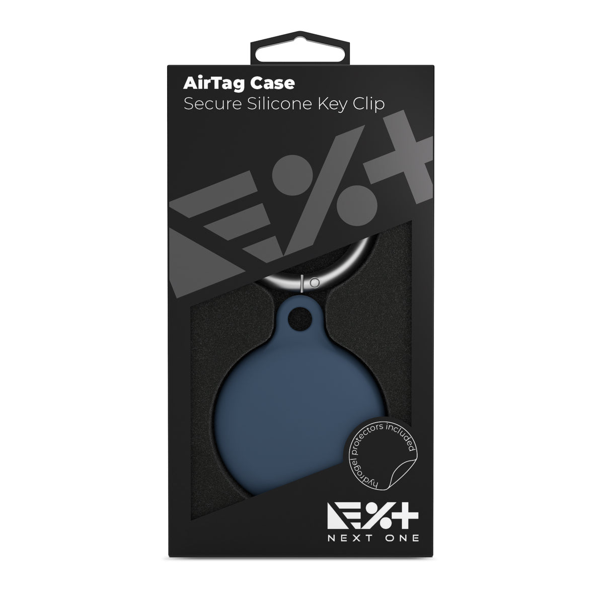 NEXT ONE AirTag Secure Silicone Key Clip Marine Blue - iSTYLE BG