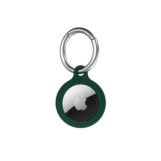 NEXT ONE AirTag Secure Silicone Key Clip Leaf Green - iSTYLE BG