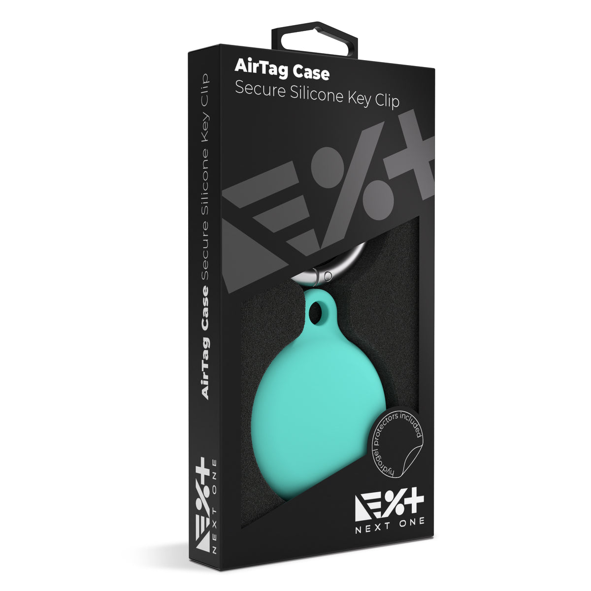 NEXT ONE AirTag Secure Silicone Key Clip Mint - iSTYLE BG