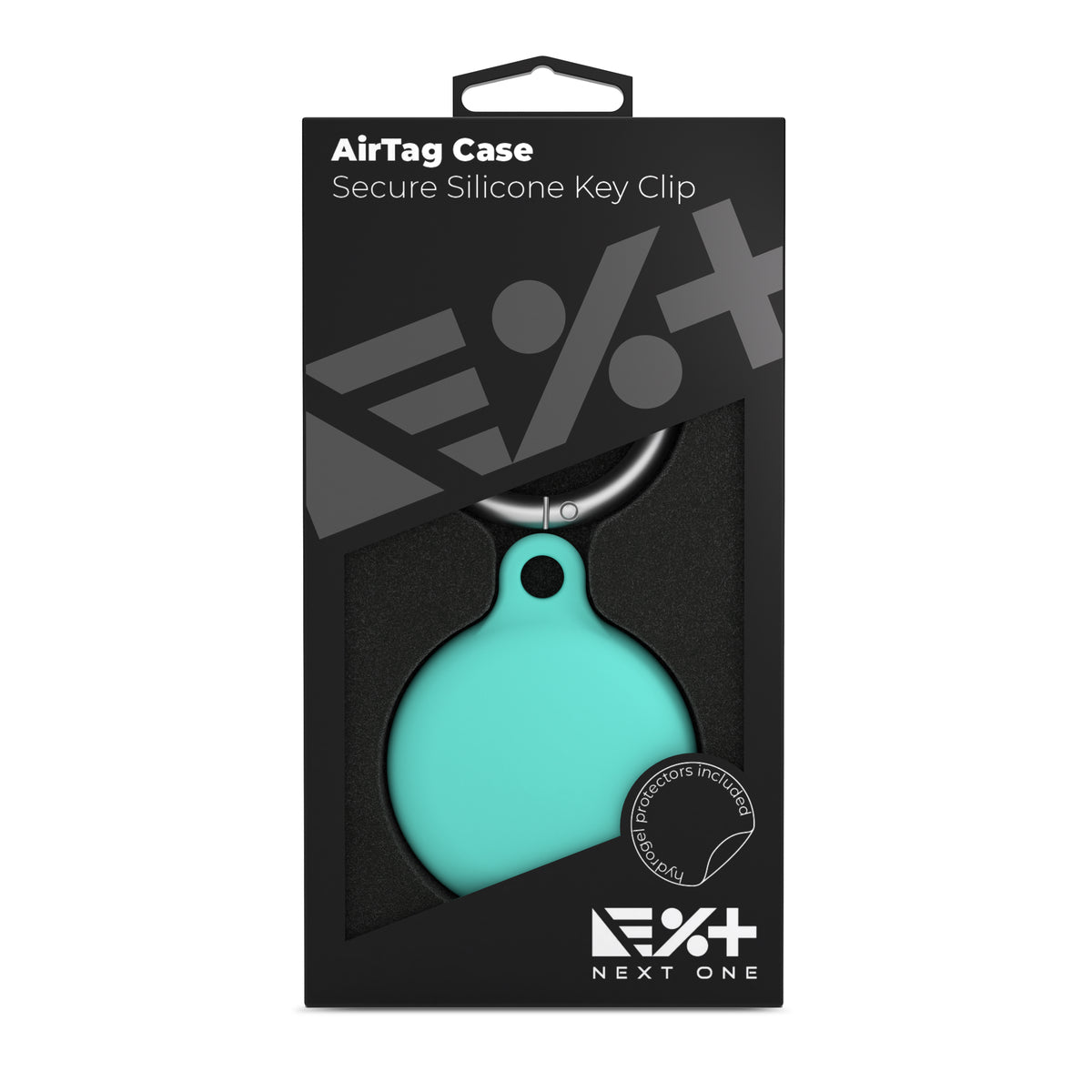 NEXT ONE AirTag Secure Silicone Key Clip Mint - iSTYLE BG