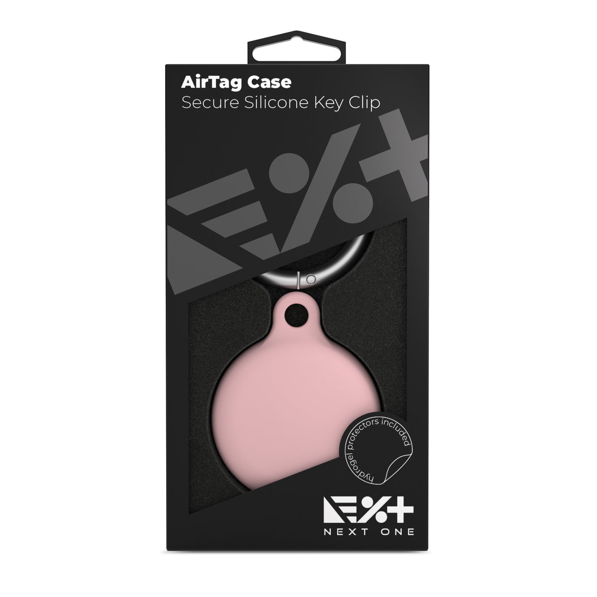 NEXT ONE AirTag Secure Silicone Key Clip Ballet Pink - iSTYLE BG