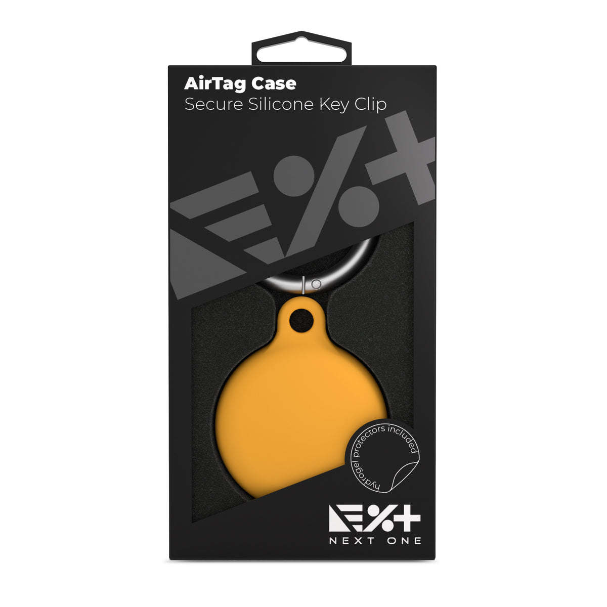 NEXT ONE AirTag Secure Silicone Key Clip Orange - iSTYLE BG