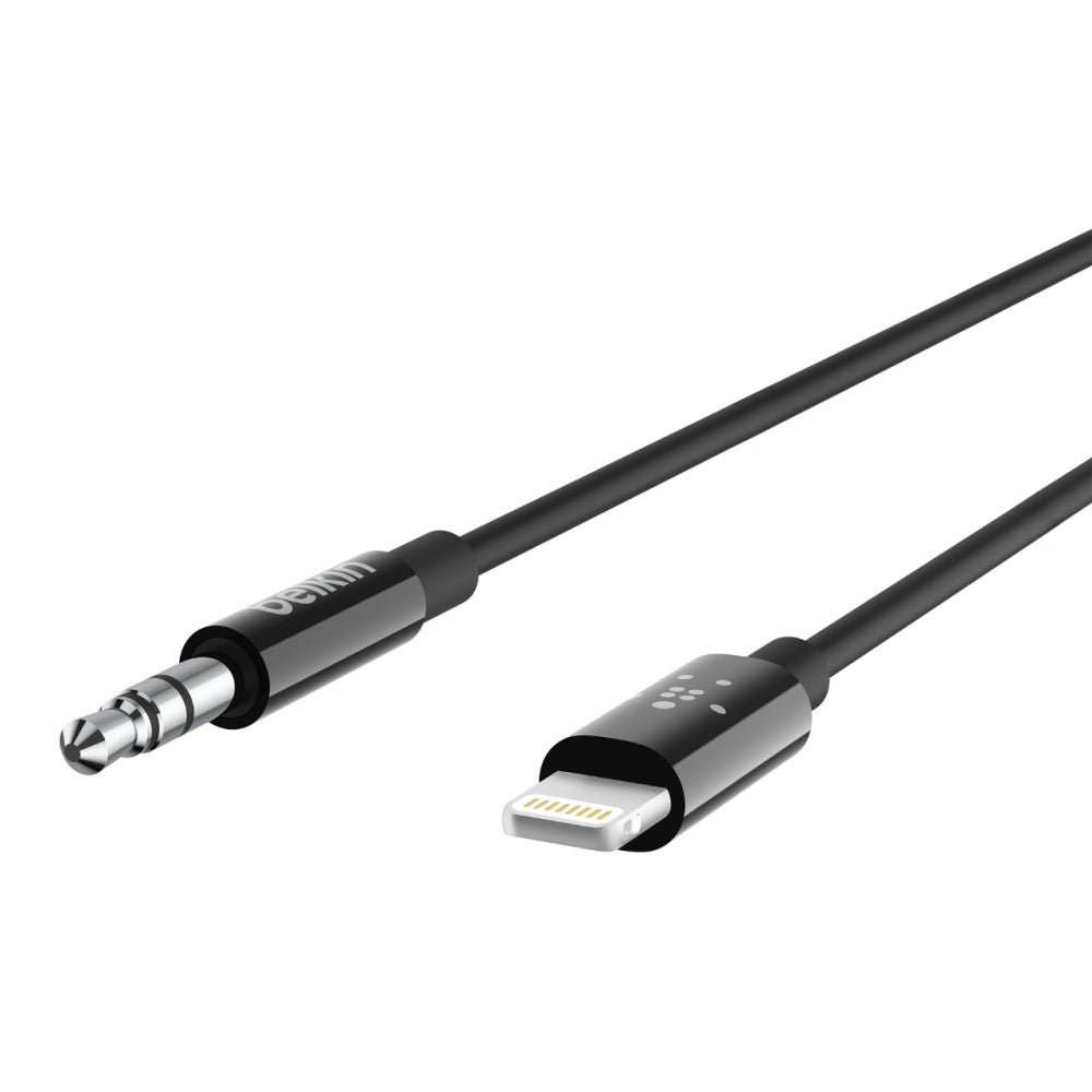 Belkin Lightning to 3.5mm Cable 0,9m - Black - iSTYLE BG