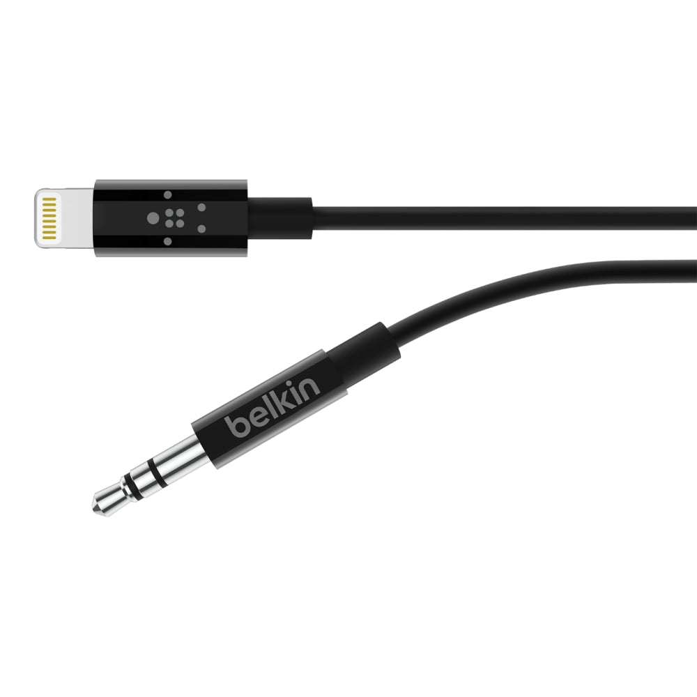 Belkin Lightning to 3.5mm Cable 0,9m - Black - iSTYLE BG