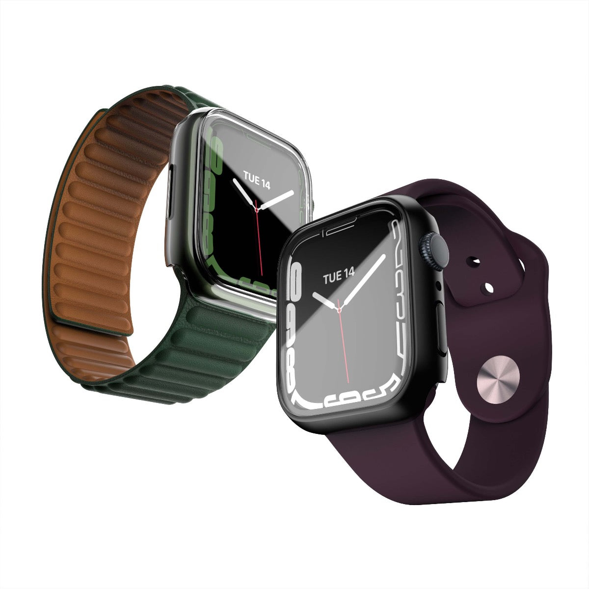 Черен предпазващ кейс от NEXT за Apple Watch 41 mm - iSTYLE BG