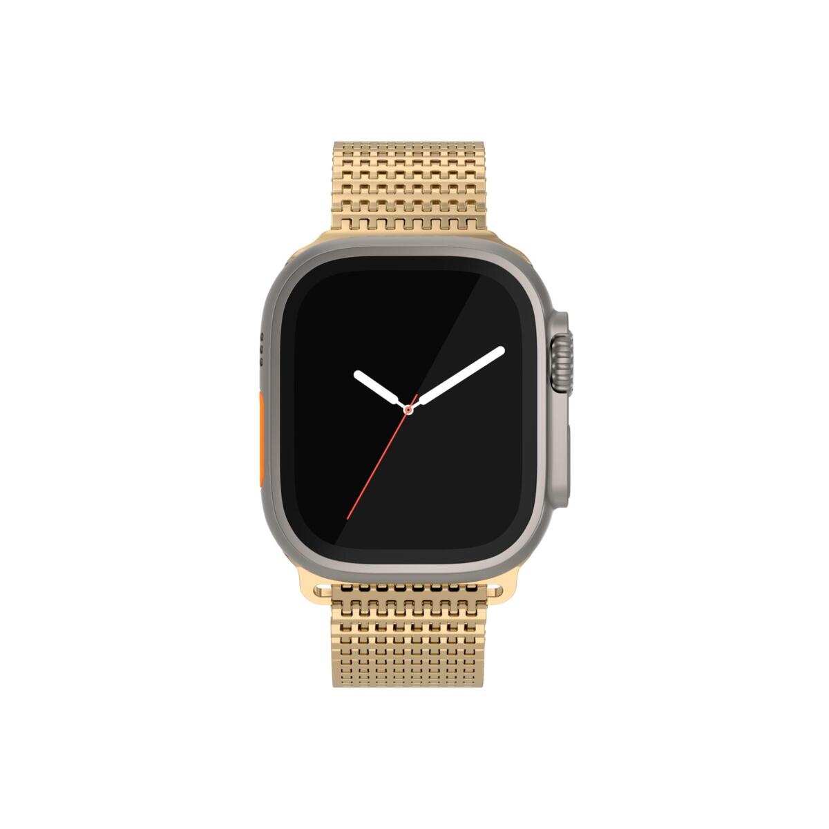 Метална каишка за Apple Watch 45/49MM от NEXT ONE - златиста - iSTYLE BG