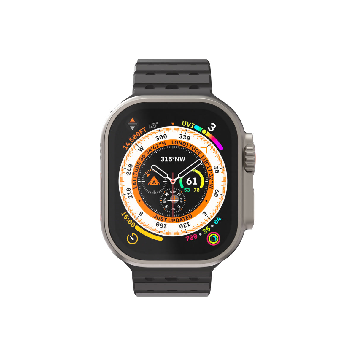 Каишка за Apple Watch 46/49MM от NEXT черна - iSTYLE BG