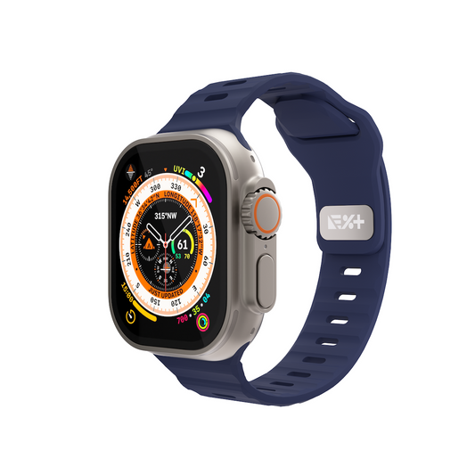 NEXT ONE SILICONE ACTIVE BAND FOR APPLE WATCH 44/46/49MM | BLUE - iSTYLE BG