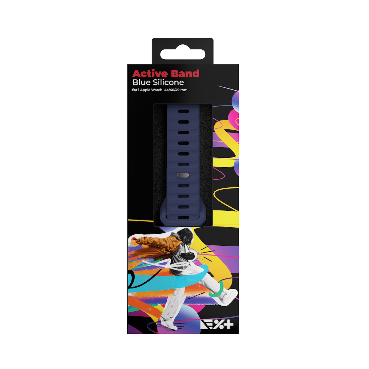 NEXT ONE SILICONE ACTIVE BAND FOR APPLE WATCH 44/46/49MM | BLUE - iSTYLE BG