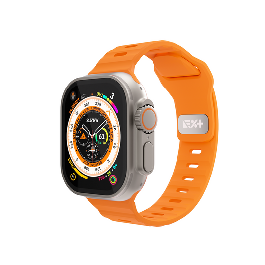 NEXT ONE SILICONE ACTIVE BAND FOR APPLE WATCH 44/46/49MM | ORANGE - iSTYLE BG