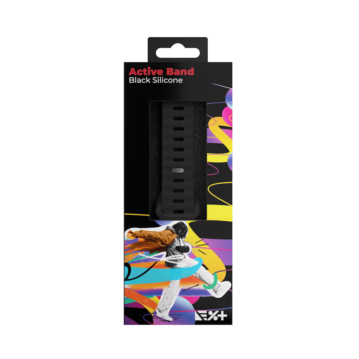 NEXT ONE SILICONE ACTIVE BAND FOR APPLE WATCH 40/42MM | BLACK - iSTYLE BG