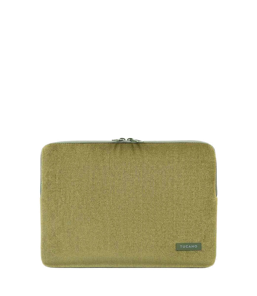 Tucano Velluto 13inch Case Stretchy neoprene & corduroy cover MacBook Pro/Air 13inch & Laptop 12inch - Green - iSTYLE BG