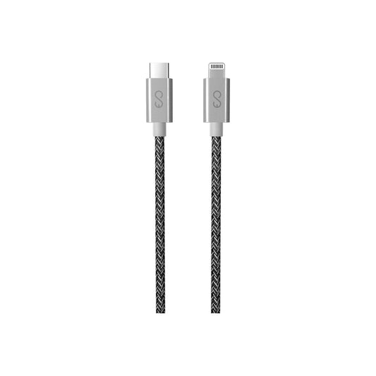 Кабел плетен от EPICO - USB C към Lightning 1.2m - space grey - iSTYLE BG