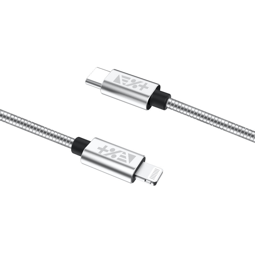 Метален кабел USB-C към LIGHTNING 1.2 M от NEXT ONE - сребрист - iSTYLE BG