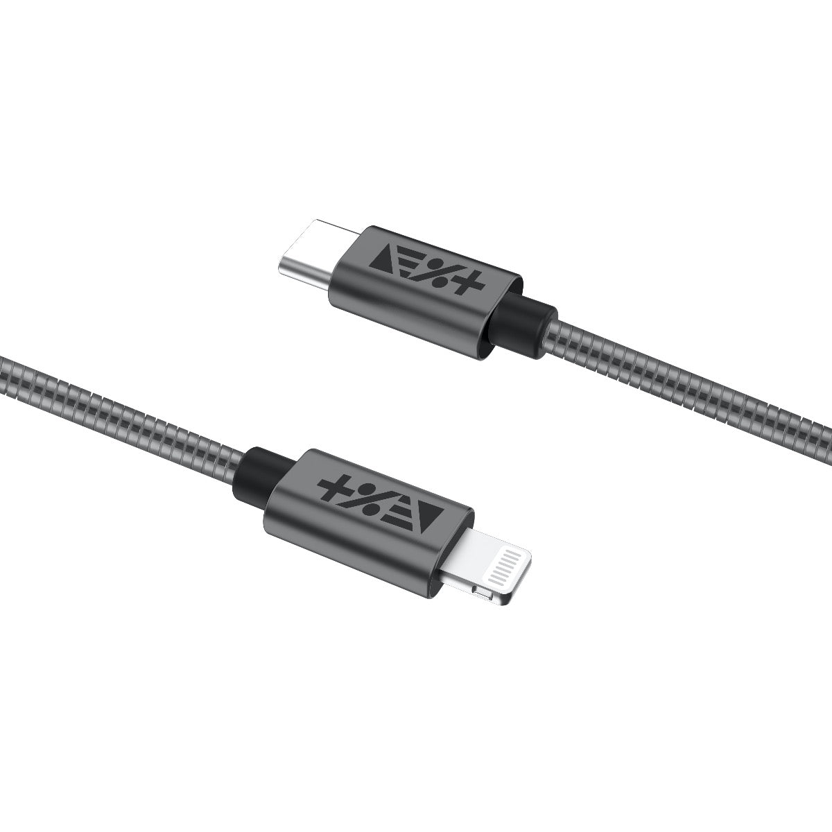Метален кабел USB-C към LIGHTNING 1.2 M от NEXT ONE - SPACE GRAY - iSTYLE BG