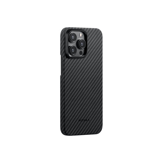 Pitaka MagEZ 4 1500D case, black/grey twill - iPhone 15 Pro - iSTYLE BG