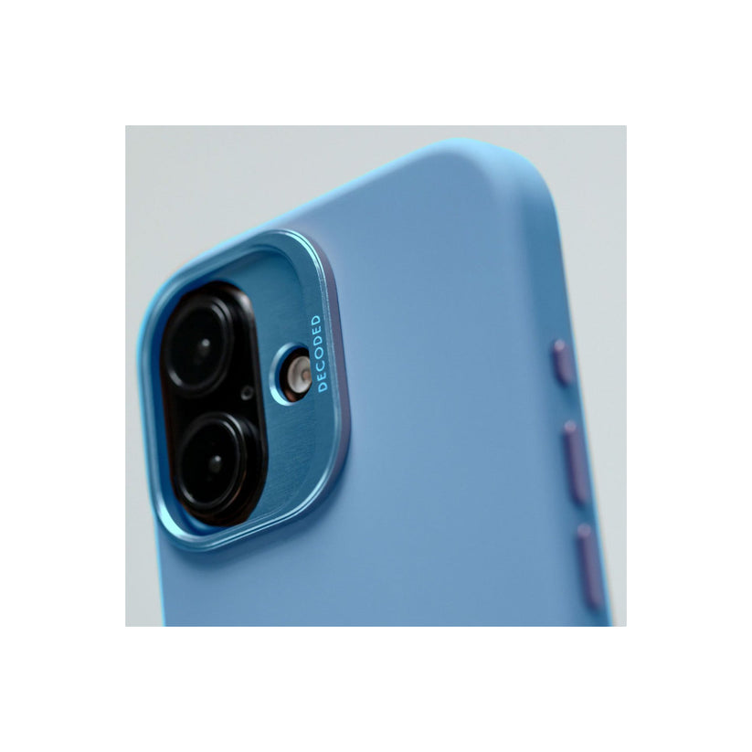 Кейс за iPhone 16 от Decoded - AntiMicrobial - син - iSTYLE BG