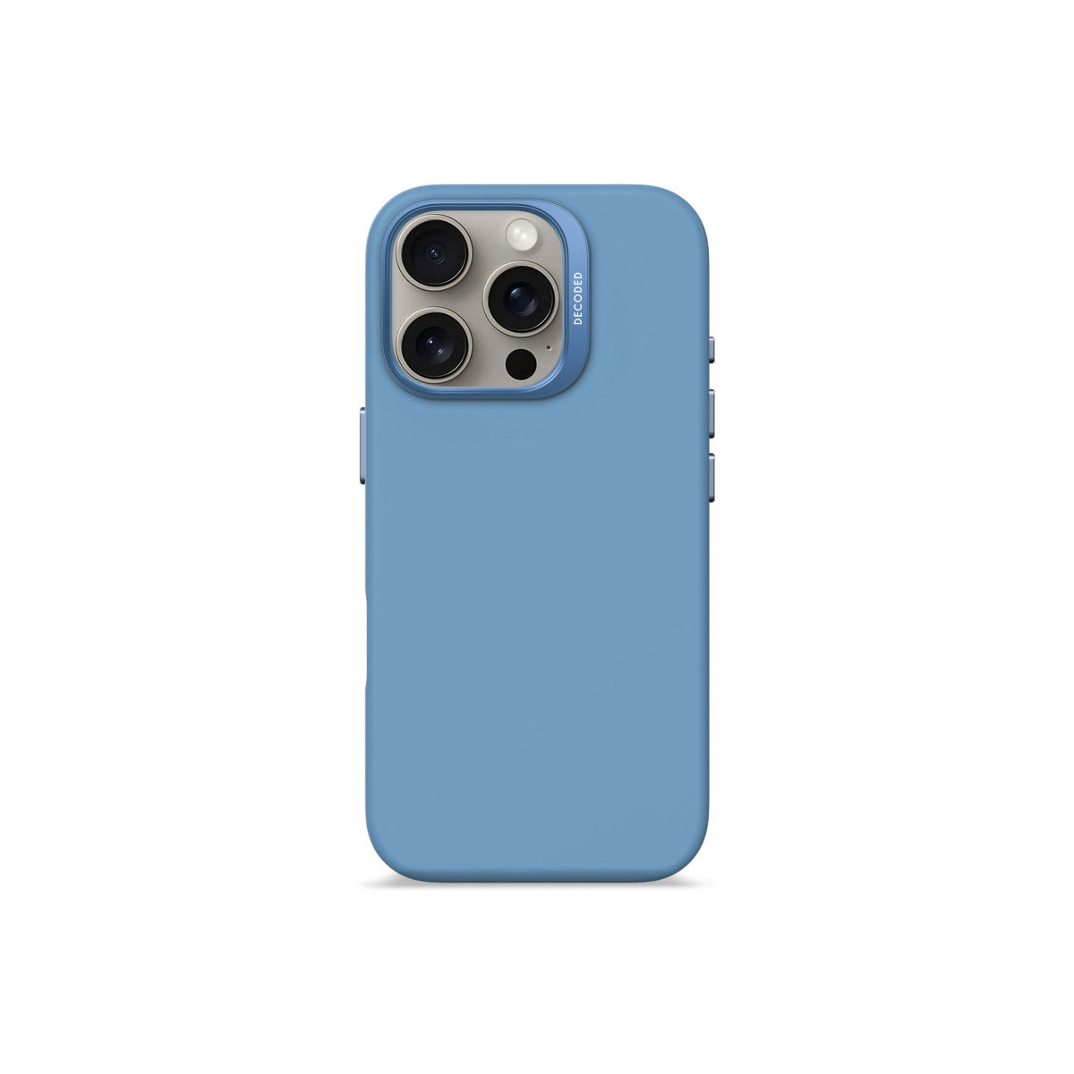 Кейс за iPhone 16 Pro от Decoded - AntiMicrobial - син