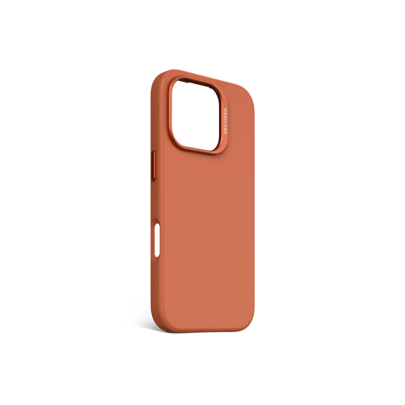 Кейс за iPhone 16 Pro от Decoded - AntiMicrobial - оранжев - iSTYLE BG