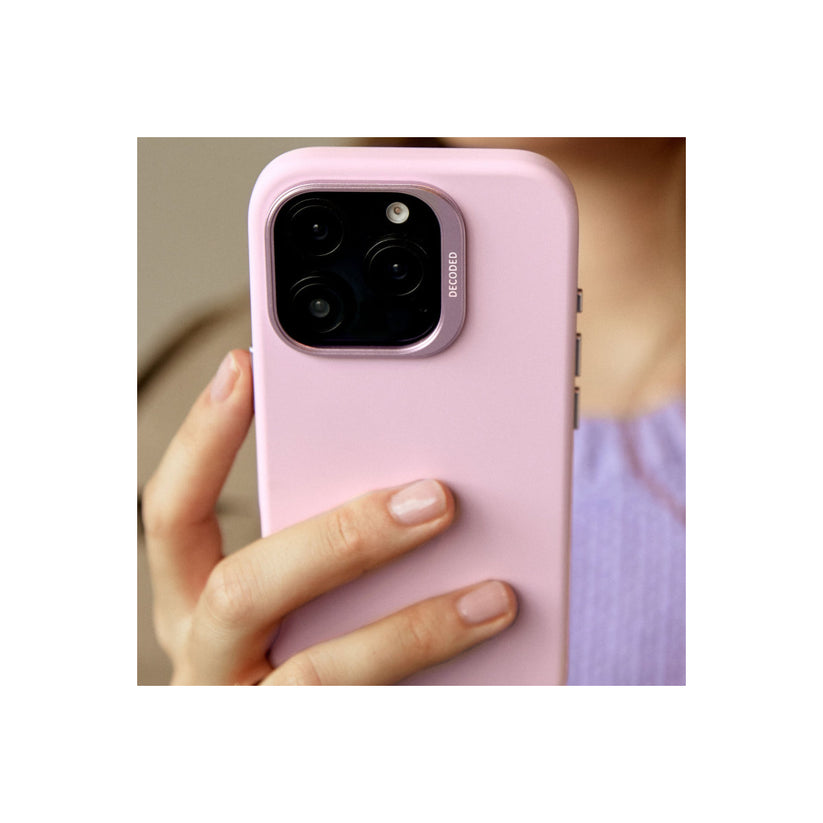 Кейс за iPhone 16 Pro Max от Decoded - AntiMicrobial - розов - iSTYLE BG