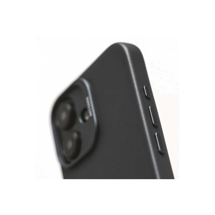 Кейс от Decoded - Backcover от еко кожа за iPhone 16 черен - iSTYLE BG