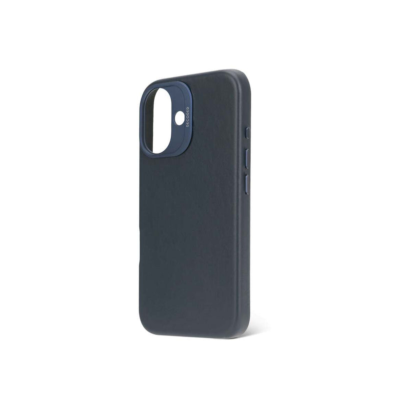 Кейс от Decoded - Backcover от еко кожа за iPhone 16 син - iSTYLE BG