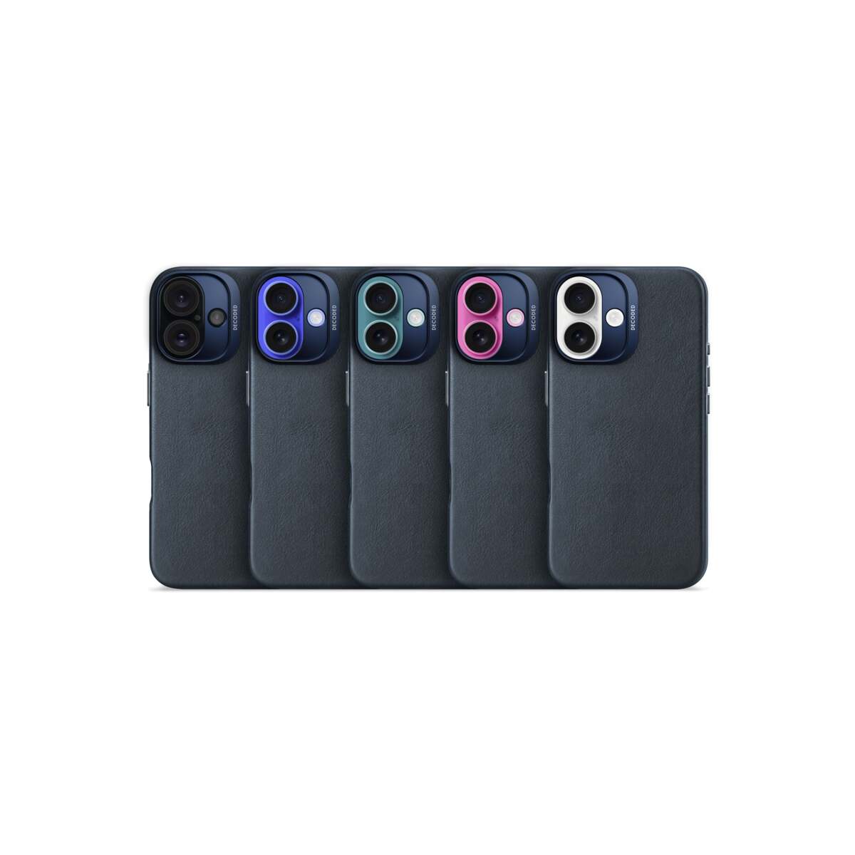 Кейс от Decoded - Backcover от еко кожа за iPhone 16 син - iSTYLE BG