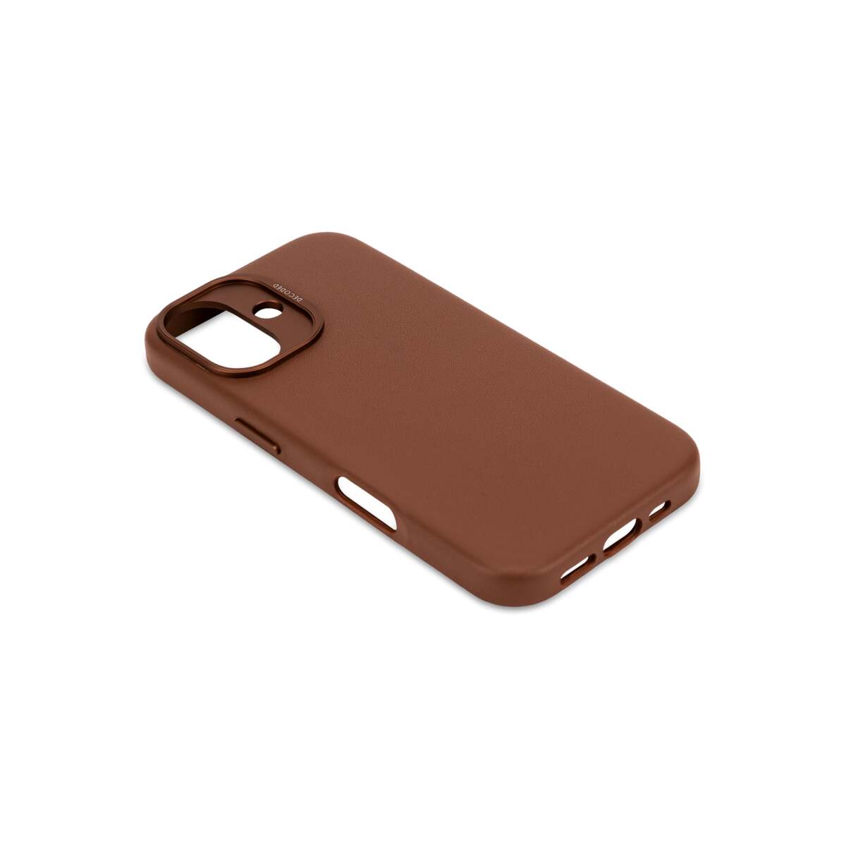 Кейс от Decoded - Backcover от еко кожа за iPhone 16 кафяв - iSTYLE BG