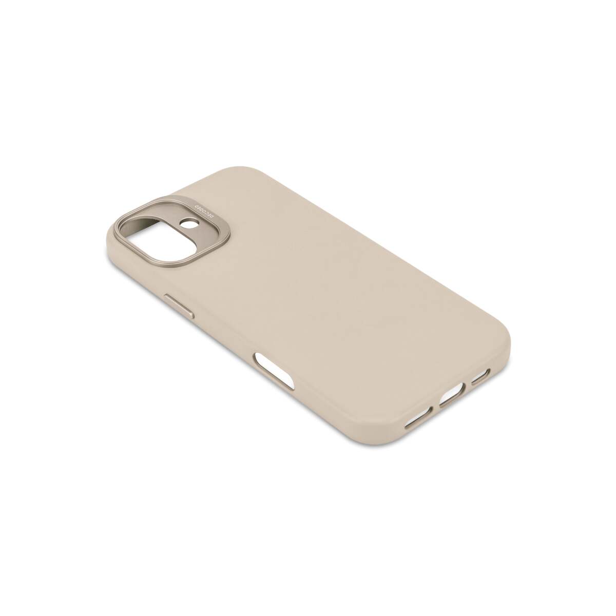 Кейс от Decoded - Backcover от еко кожа за iPhone 16 Plus бежов - iSTYLE BG