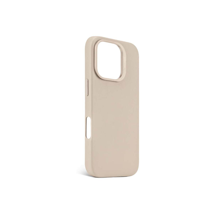 Кейс от Decoded - Backcover от еко кожа за iPhone 16 Pro бежов - iSTYLE BG