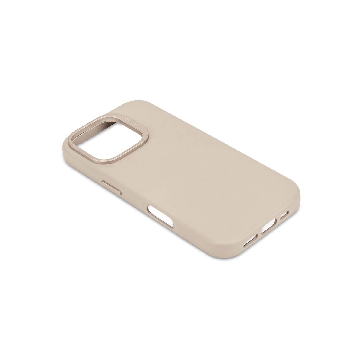 Кейс от Decoded - Backcover от еко кожа за iPhone 16 Pro бежов - iSTYLE BG