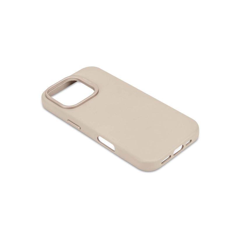 Кейс от Decoded - Backcover от еко кожа за iPhone 16 Pro бежов - iSTYLE BG