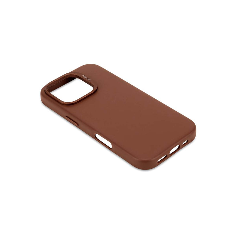 Кейс от Decoded - Backcover от еко кожа за iPhone 16 Pro кафяв - iSTYLE BG