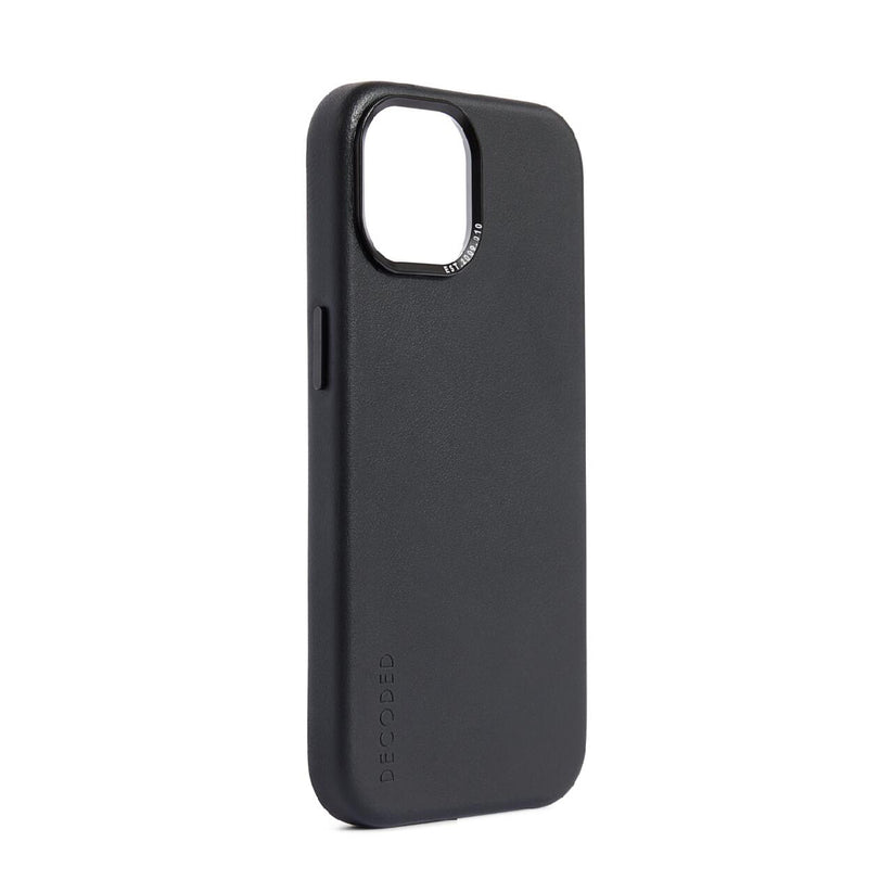 Decoded Leather Backcover for iPhone 15 Pro Max Black - iSTYLE BG