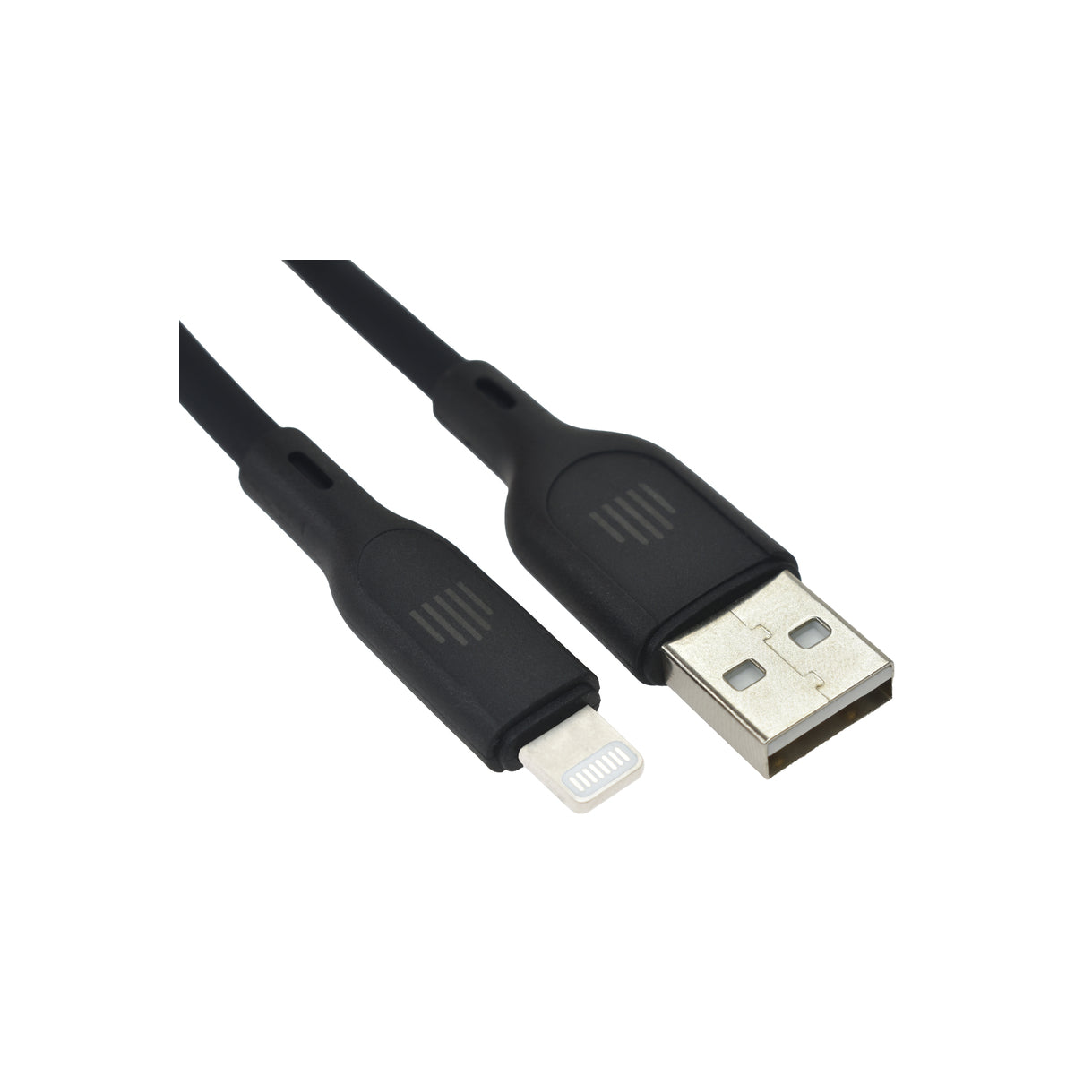Dviced Cable USB-A to Lightning silicone 1,25m - Black - iSTYLE BG