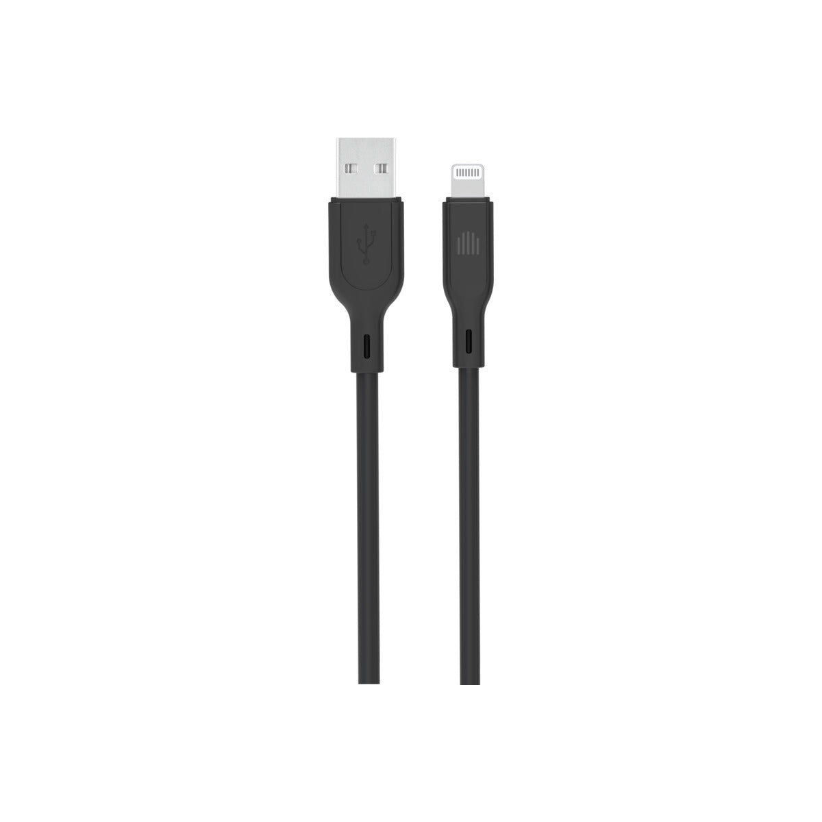 Dviced Cable USB-A to Lightning silicone 1,25m - Black - iSTYLE BG