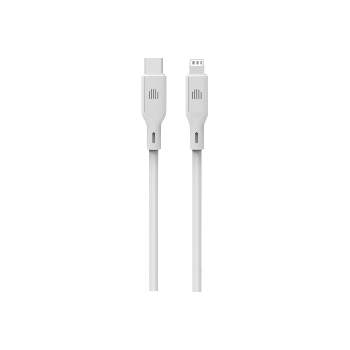 Dviced Cable USB-C to Lightning silicone 1,25m - White - iSTYLE BG