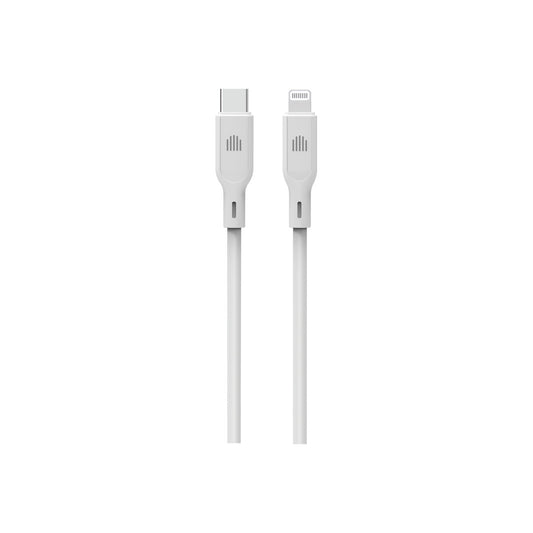 Dviced Cable USB-C to Lightning silicone 1,25m - White - iSTYLE BG
